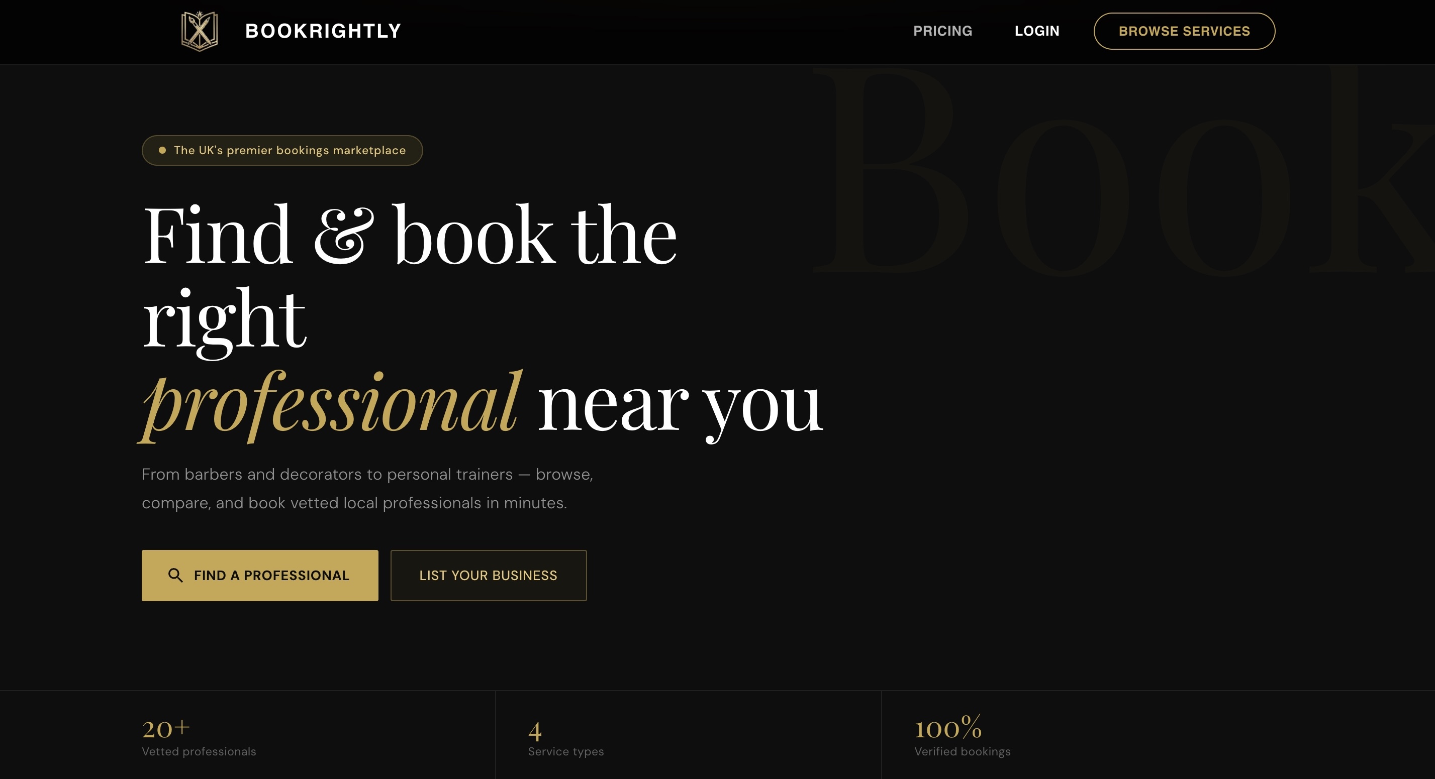 Bookrightly built by Dean Da Dev